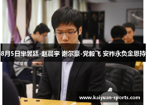 8月5日芈昱廷-赵晨宇 谢尔豪-党毅飞 安祚永负金恩持